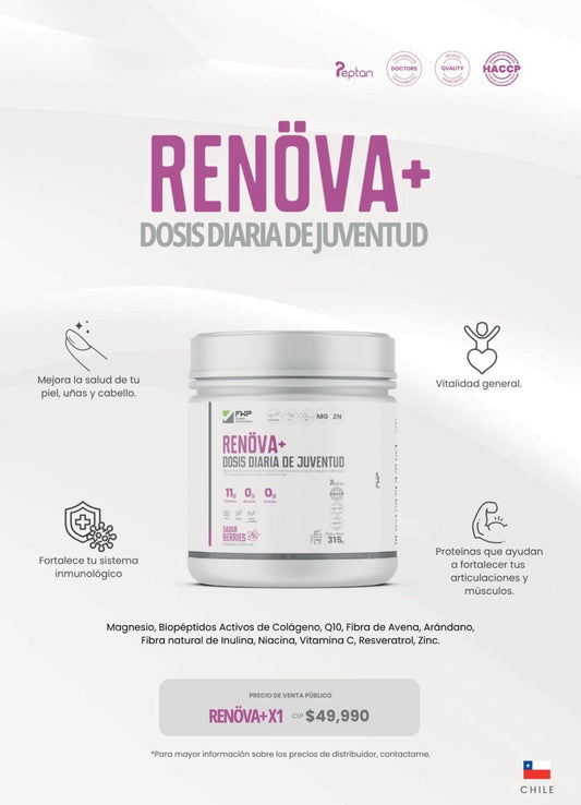 Colágeno Renova Hidrolizado con biopéptidos activos